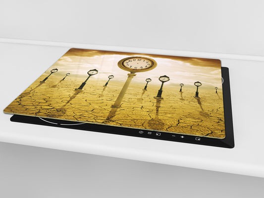 Glass stove top 60D19: Clocks