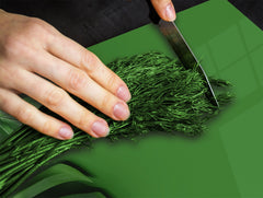 Induction Cooktop Cover Kitchen Board – Impact Resistant Glass Pastry Board – Heat resistant; MEASURES: SINGLE: 60 x 52 cm (23,62” x 20,47”); DOUBLE: 30 x 52 cm (11,81” x 20,47”); D31 Tropical Leaves Series: Green monstera deliciosa