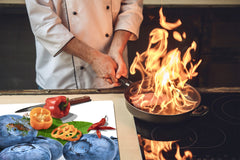 Arbeitsplattenschoner und Nudelbrett 60D02: Blaubeere