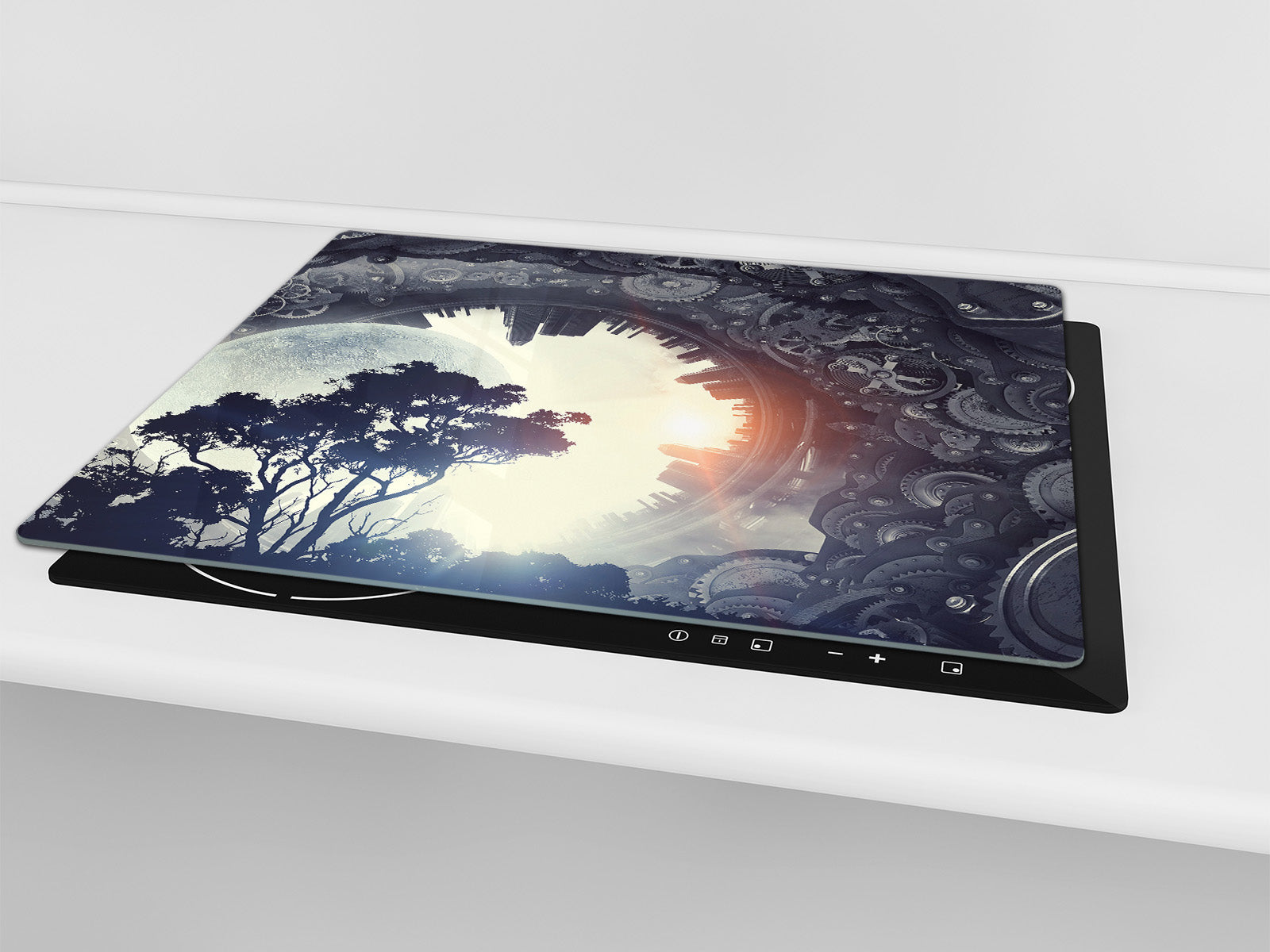 Glass Pastry Board 60D18: Digital world