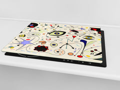 Glass Cutting Board 60D15: Colorful eye