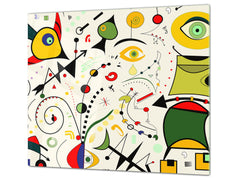 Glass Cutting Board 60D15: Eye theme