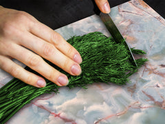 Chopping Board - Induction Cooktop Cover - Glass Cutting Board D22 Marbles 2 Series: Onyx pink veins