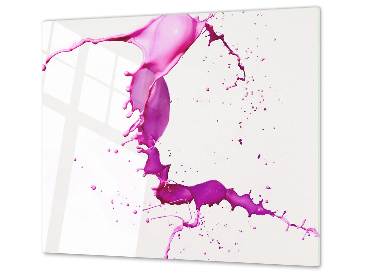 Tempered GLASS Cutting Board D01 Abstract Series: Abstract Art 54