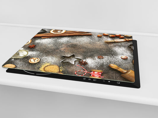 TEMPERED GLASS CHOPPING BOARD 60D13: Baking cookies