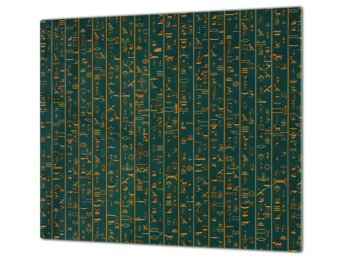 Glass Cutting Board 60D15: Hieroglyphs 1