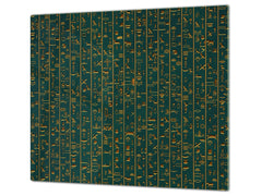 Glass Cutting Board 60D15: Hieroglyphs 1