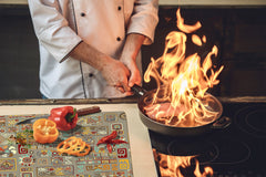 Glass Cutting Board 60D15: Egyptian paintings