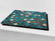 TEMPERED GLASS CHOPPING BOARD – Glass Cutting Board and Worktop Saver Textures and tiles 2 Series: Fish scales pattern
