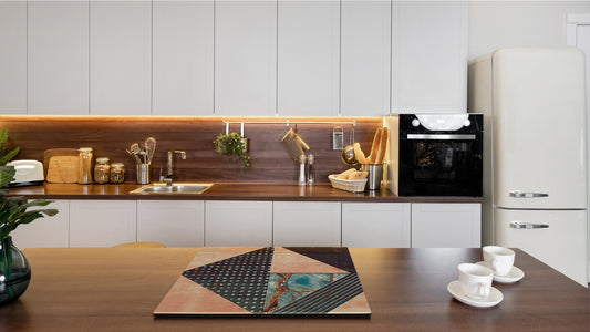 TEMPERED GLASS CHOPPING BOARD – Glass Cutting Board and Worktop Saver D26 Textures and tiles 2 Series: Diverse tile pattern