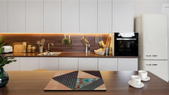 TEMPERED GLASS CHOPPING BOARD – Glass Cutting Board and Worktop Saver D26 Textures and tiles 2 Series: Diverse tile pattern