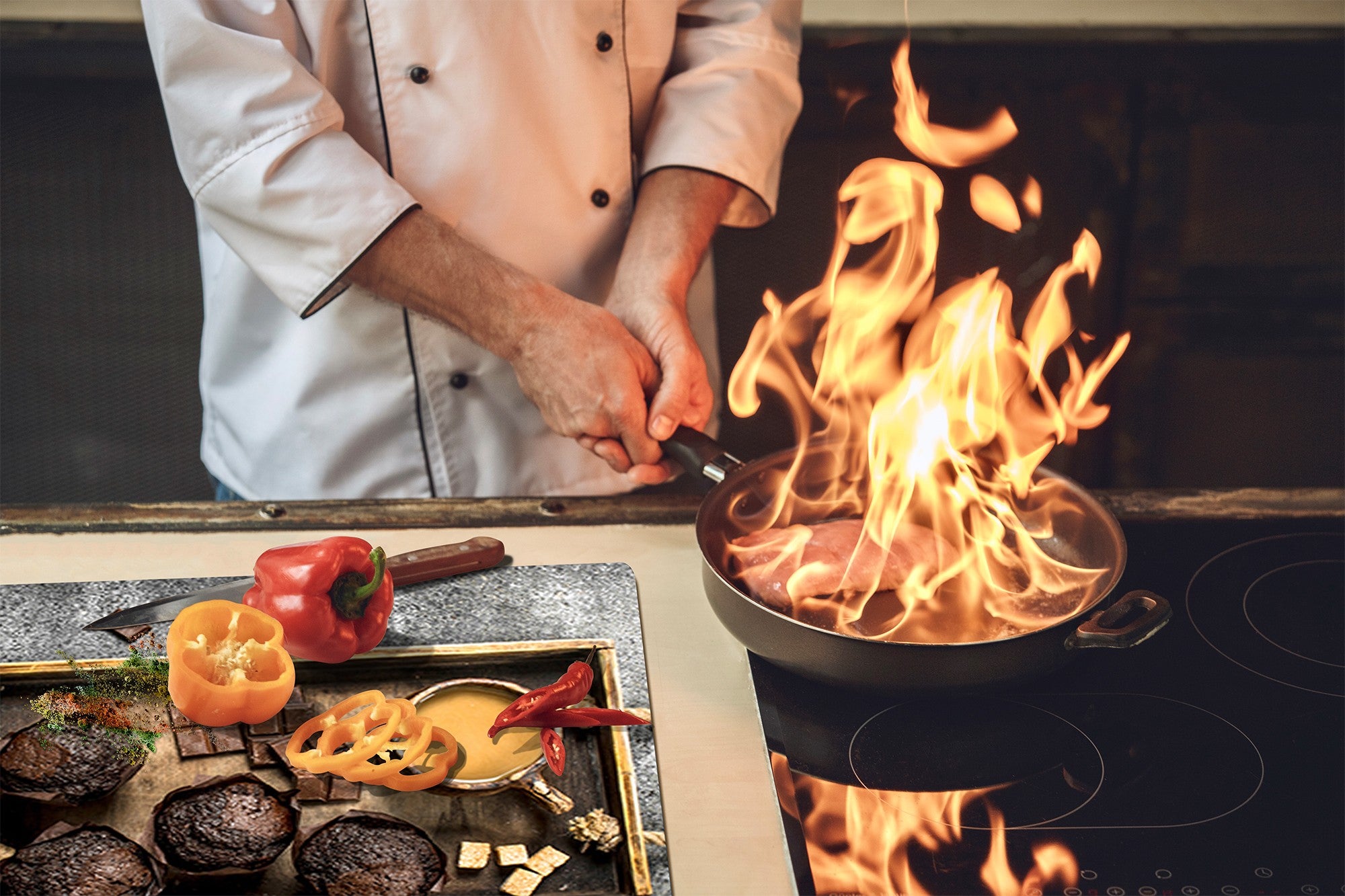 TEMPERED GLASS CHOPPING BOARD 60D13: Muffins 1