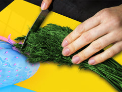 Arbeitsplattenschoner und Nudelbrett 60D02: Blaue Erdbeere