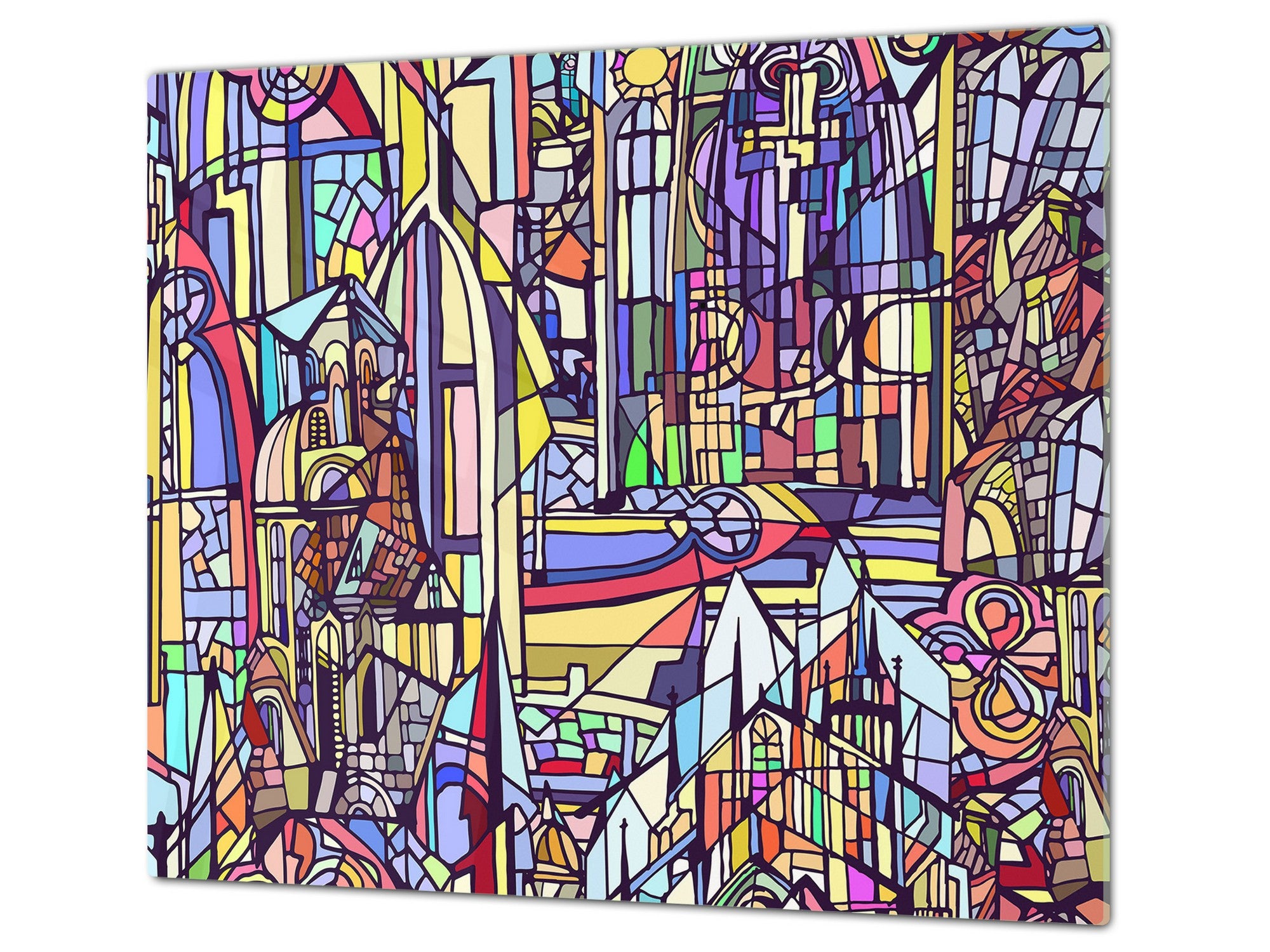 Glaskochfeld 60D19: Buntglas 2