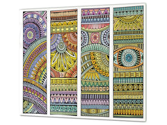 Glass stove top 60D21: Colorful mosaic