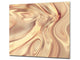 Tempered GLASS Cutting Board – Worktop saver and Pastry Board – Glass Kitchen Board; MEASURES: SINGLE: 60 x 52 cm (23,62” x 20,47”); DOUBLE: 30 x 52 cm (11,81” x 20,47”); D28 Golden Waves Series: Glamour gold texture