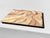 Tempered GLASS Cutting Board – Worktop saver and Pastry Board – Glass Kitchen Board; MEASURES: SINGLE: 60 x 52 cm (23,62” x 20,47”); DOUBLE: 30 x 52 cm (11,81” x 20,47”); D28 Golden Waves Series: Glamour gold texture