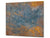 Chopping Board -  Impact & Scratch Resistant - Glass Cutting Board D24 Rusted textures Series: Oxidized colorful surface