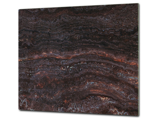 Chopping Board - Induction Cooktop Cover - Glass Cutting Board D22 Marbles 2 Series: Italian marble