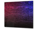 KITCHEN BOARD & Induction Cooktop Cover – Glass Pastry Board D25 Textures and tiles 1 Series: Blue and pink neon wall