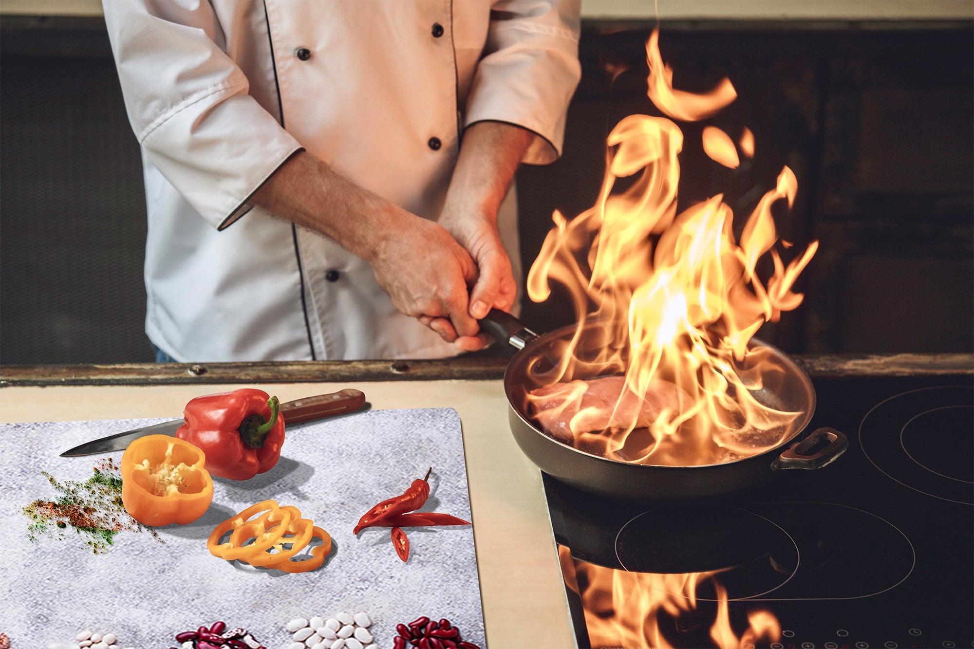 Worktop saver and Pastry Board 60D02: Beans 1