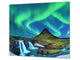 Worktop saver and Pastry Board 60D08: Aurora borealis