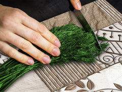 TEMPERED GLASS CHOPPING BOARD – Glass Cutting Board and Worktop Saver D26 Textures and tiles 2 Series: Sculpted tile texture