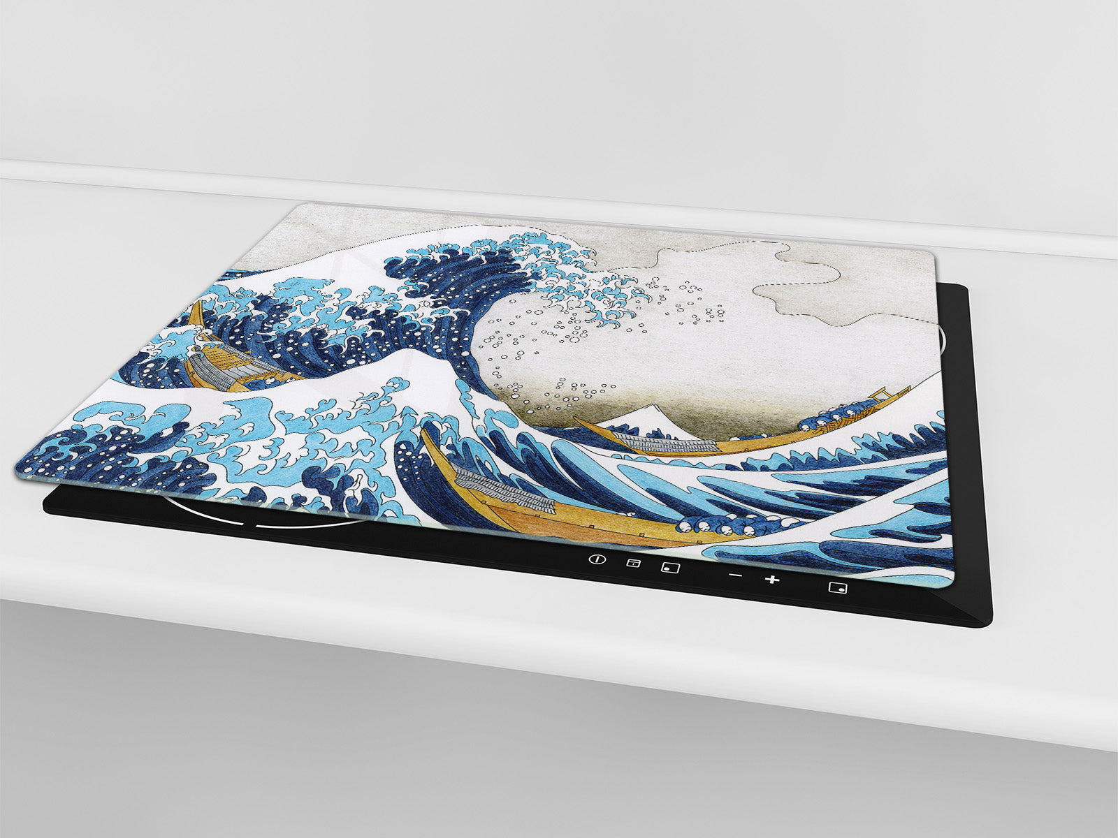 Glass Pastry Board 60D18: A great wave