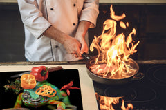 Tempered GLASS Cutting Board 60D01: Chameleon 2