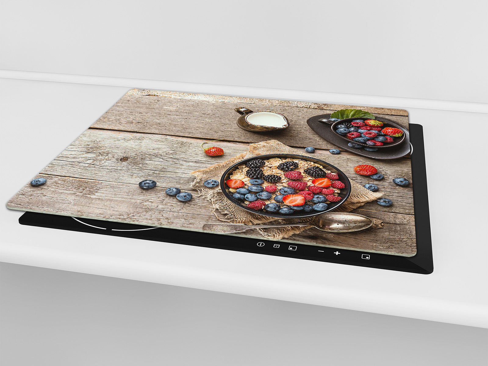 Tempered GLASS Cutting Board 60D16: Porridge