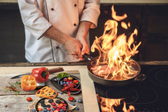 Tempered GLASS Cutting Board 60D16: Porridge