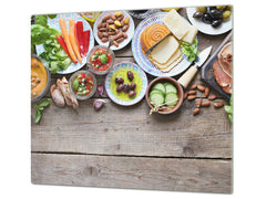 Tempered GLASS Cutting Board 60D16: Breakfast 3