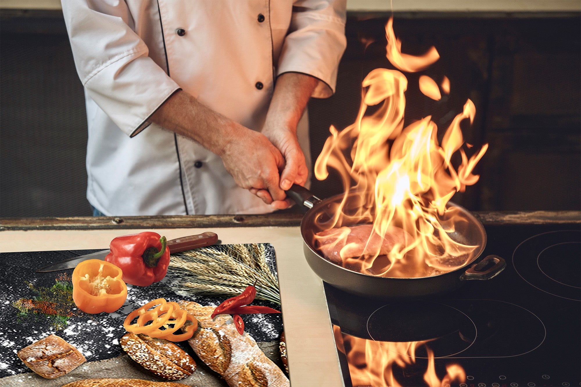 Tapa de vitrocerámica 60D09: Pan fresco 10