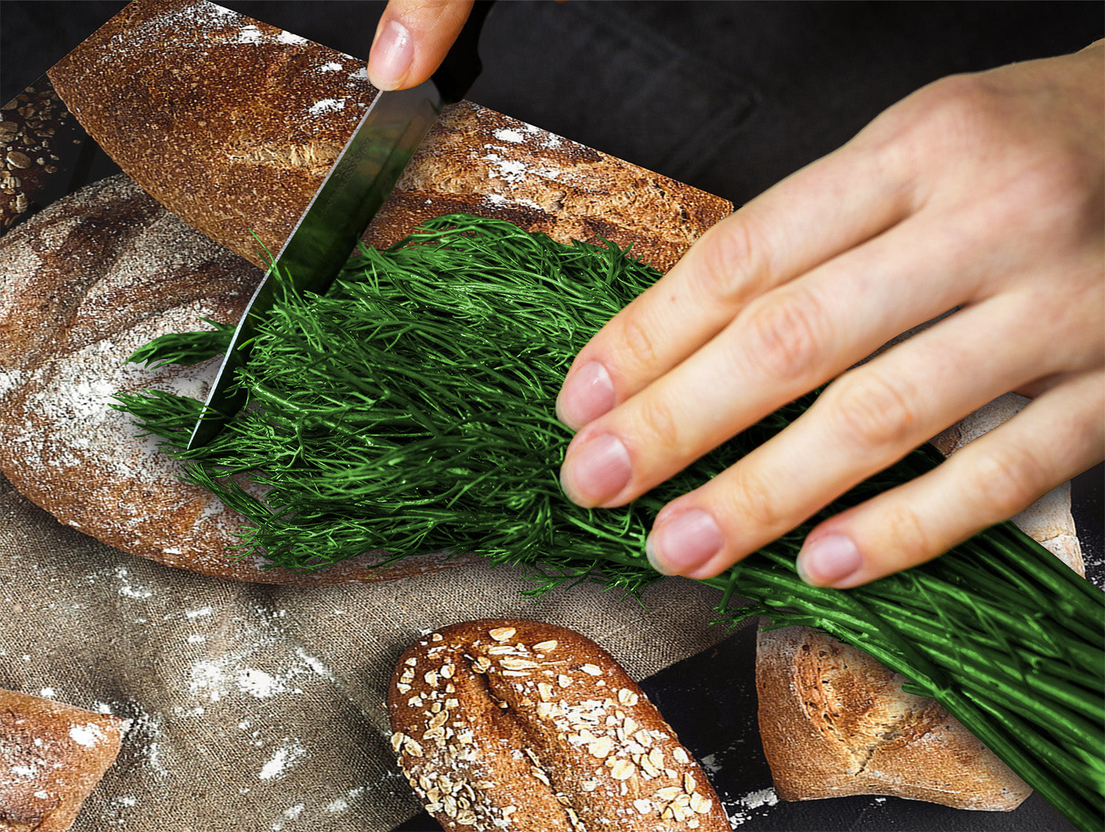 Hob cover 60D09: Fresh bread 11