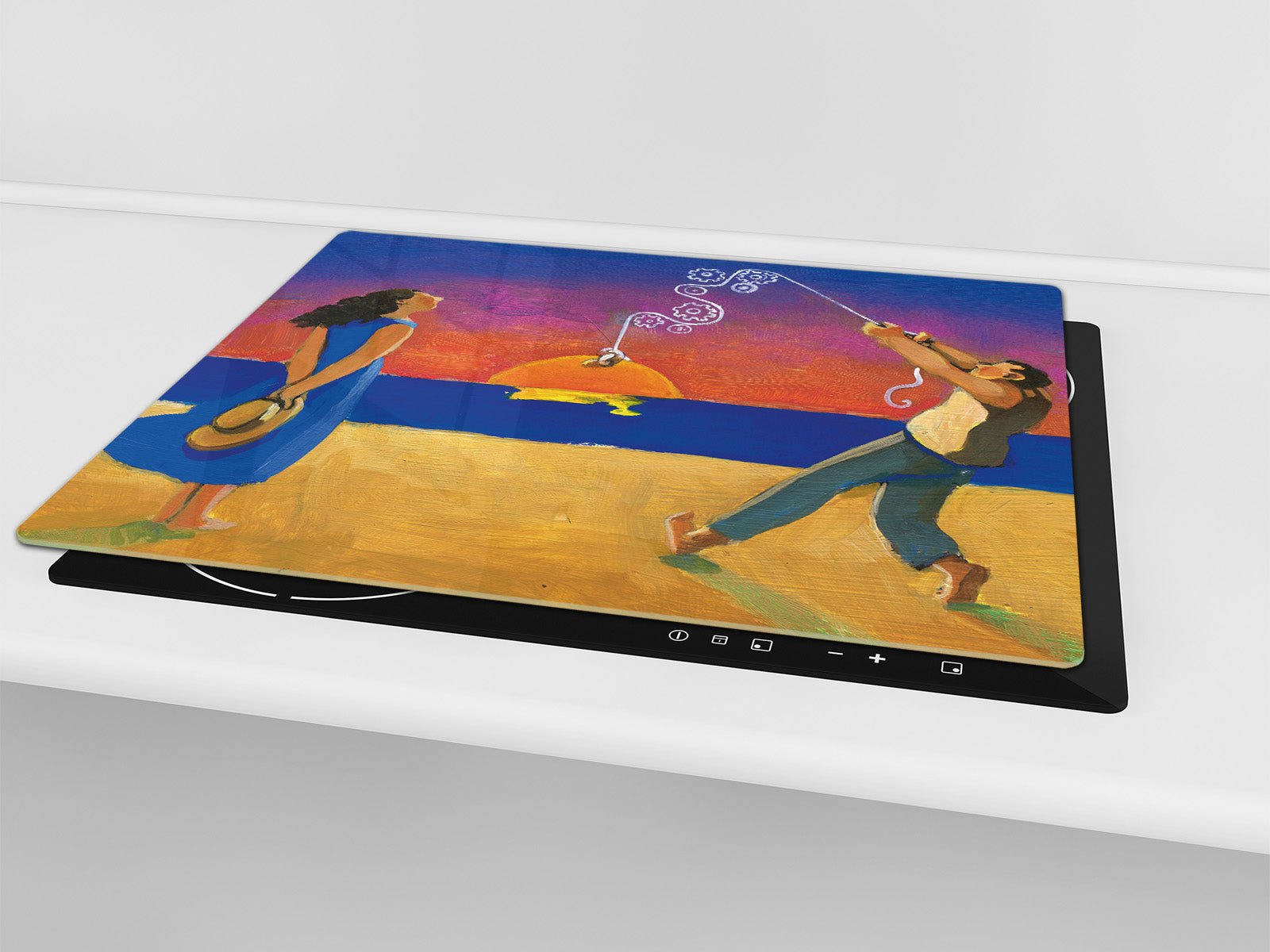 Glass Pastry Board 60D18: A date on fish