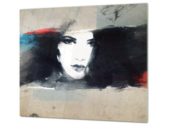 Resistant Glass Cutting Board 60D05B: Woman