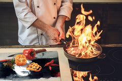 Resistant Glass Cutting Board 60D05B: Woman