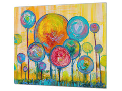 Glass Pastry Board 60D18: Children's picture