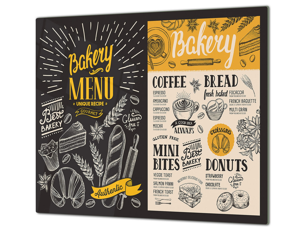 Induktionskochfeldabdeckung 60D17: Bäckereimenü