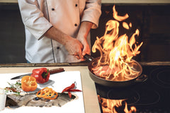 Tempered GLASS Cutting Board 60D01: Kitten 2