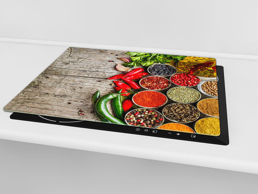 Induction Cooktop Cover Kitchen Board 60D03B: Asian spices 5
