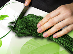 Tempered GLASS Cutting Board D01 Abstract Series: Leaves 17