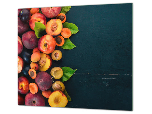 Worktop saver and Pastry Board 60D02: Nectarines and plums