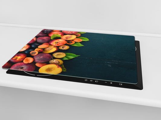 Worktop saver and Pastry Board 60D02: Nectarines and plums