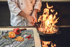 Glass Kitchen Board 60D20: Texture 1