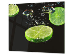 KITCHEN BOARD & Induction Cooktop Cover  D07 Fruits and vegetables: Lime 7