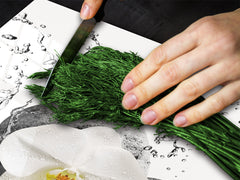 Glass Cutting Board and Worktop Saver D06 Flowers Series: Orchid 4