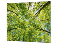 Arbeitsplattenschoner und Nudelbrett 60D08: Baumkronen