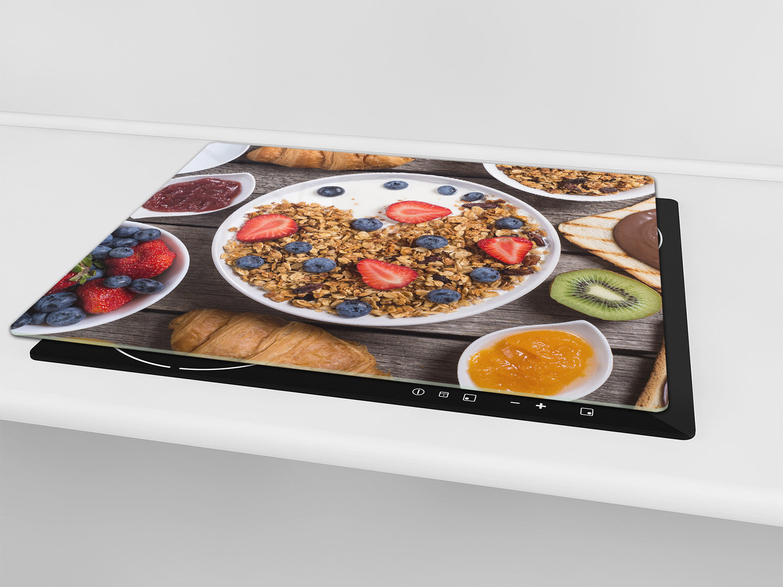 Tempered GLASS Cutting Board 60D16: Sweet breakfast 2