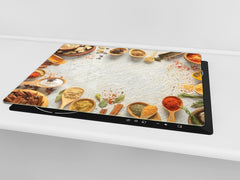 Induction Cooktop Cover Kitchen Board 60D03B: Colorful spices 2